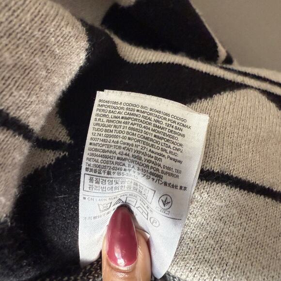 Banana Republic sz S aztec cream black southwest Shrug - Picture 7 of 10